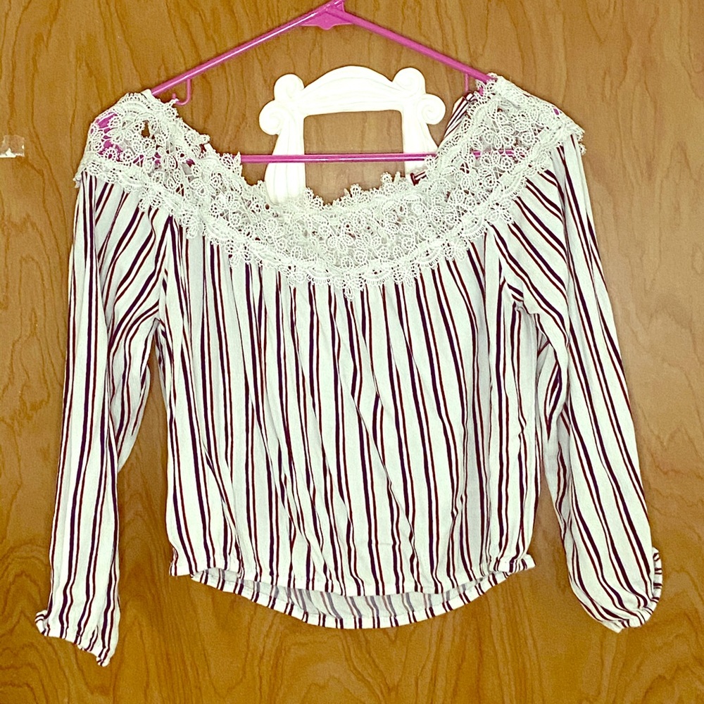 Hollister off the shoulder top